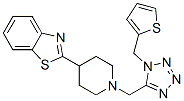 Benzothiazole, 2-[1-[[1-(2-thienylmethyl)-1H-tetrazol-5-yl]methyl]-4-piperidinyl]- (9CI) CAS#: 606082-61-5