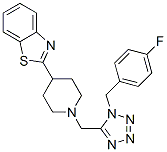 Benzothiazole, 2-[1-[[1-[(4-fluorophenyl)methyl]-1H-tetrazol-5-yl]methyl]-4-piperidinyl]- (9CI) CAS#: 606082-51-3