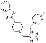 Benzothiazole, 2-[1-[[1-[(4-methylphenyl)methyl]-1H-tetrazol-5-yl]methyl]-4-piperidinyl]- (9CI) CAS#: 606082-55-7