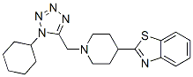Benzothiazole, 2-[1-[(1-cyclohexyl-1H-tetrazol-5-yl)methyl]-4-piperidinyl]- (9CI) CAS#: 606082-45-5
