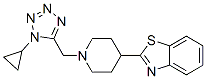 Benzothiazole, 2-[1-[(1-cyclopropyl-1H-tetrazol-5-yl)methyl]-4-piperidinyl]- (9CI) CAS#: 606082-38-6