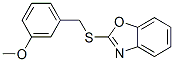 Benzoxazole, 2-[[(3-methoxyphenyl)methyl]thio]- (9CI) CAS#: 604795-48-4