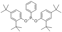 Bis(2,4-di-tert-butylphenyl)phenyl phosphonite CAS#: 70146-21-3