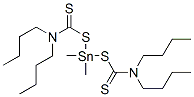 Bis[[(dibutylamino)thioxomethyl]thio]dimethylstannane CAS#: 64653-03-8