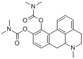 Bis(dimethylcarbamic acid)5,6,6a,7-tetrahydro-6-methyl-4H-dibenzo[de,g]quinoline-10,11-diyl ester CAS#: 61389-38-6