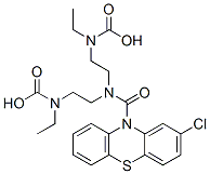Bis(ethylcarbamic acid)(2-chloro-10H-phenothiazin-10-ylcarbonylimino)diethylene ester CAS#: 65241-04-5