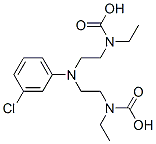 Bis(ethylcarbamic acid)[(3-chlorophenyl)imino]bis(2,1-ethanediyl) ester CAS#: 62143-15-1