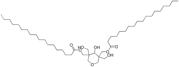 Bis(octadecanoic acid)[[tetrahydro-4-hydroxy-3,5-bis(hydroxymethyl)-2H-pyran]-3,5-diyl]bis(methylene) ester CAS#: 67953-14-4