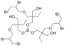 Boric acid tris[2-ethyl-2-[(2,3-dibromopropoxy)methyl]-3-hydroxypropyl] ester CAS#: 68555-83-9