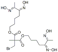 Bromomethyl(methyl)malonic acid bis[5,6-bis(hydroxyimino)heptyl] ester CAS#: 60004-38-8
