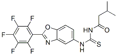 Butanamide, 3-methyl-N-[[[2-(pentafluorophenyl)-5-benzoxazolyl]amino]thioxomethyl]- (9CI) CAS#: 590395-31-6