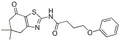 Butanamide, 4-phenoxy-N-(4,5,6,7-tetrahydro-5,5-dimethyl-7-oxo-2-benzothiazolyl)- (9CI) CAS#: 606923-20-0
