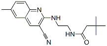 Butanamide, N-[2-[(3-cyano-6-methyl-2-quinolinyl)amino]ethyl]-3,3-dimethyl- (9CI) CAS#: 606105-61-7