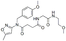 Butanediamide, N-[2-[(2-methoxyethyl)amino]-2-oxoethyl]-N-[(4-methoxyphenyl)methyl]-N-(5-methyl-3-isoxazolyl)- (9CI) CAS#: 606098-26-4