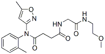 Butanediamide, N-[2-[(2-methoxyethyl)amino]-2-oxoethyl]-N-(5-methyl-3-isoxazolyl)-N-(2-methylphenyl)- (9CI) CAS#: 606098-19-5