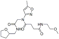 Butanediamide, N-(2-methoxyethyl)-N-(5-methyl-3-isoxazolyl)-N-[2-oxo-2-[[(tetrahydro-2-furanyl)methyl]amino]ethyl]- (9CI) CAS#: 602322-29-2
