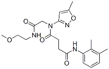 Butanediamide, N-(2,3-dimethylphenyl)-N-[2-[(2-methoxyethyl)amino]-2-oxoethyl]-N-(5-methyl-3-isoxazolyl)- (9CI) CAS#: 606098-27-5
