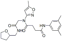 Butanediamide, N-(3,5-dimethylphenyl)-N-(5-methyl-3-isoxazolyl)-N-[2-oxo-2-[[(tetrahydro-2-furanyl)methyl]amino]ethyl]- (9CI) CAS#: 602322-27-0