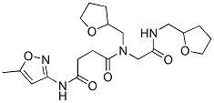 Butanediamide, N-(5-methyl-3-isoxazolyl)-N-[2-oxo-2-[[(tetrahydro-2-furanyl)methyl]amino]ethyl]-N-[(tetrahydro-2-furanyl)methyl]- (9CI) CAS#: 602322-14-5