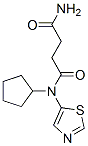 Butanediamide, N-cyclopentyl-N-5-thiazolyl- (9CI) CAS#: 606114-70-9