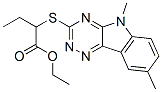 Butanoic acid, 2-[(5,8-dimethyl-5H-1,2,4-triazino[5,6-b]indol-3-yl)thio]-, ethyl ester (9CI) CAS#: 603946-44-7