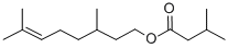 CITRONELLYL ISOVALERATE CAS#: 68922-10-1