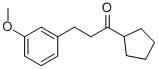 CYCLOPENTYL 2-(3-METHOXYPHENYL)ETHYL KETONE CAS#: 625445-49-0