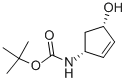 Carbamic acid, [(1R,4S)-4-hydroxy-2-cyclopenten-1-yl]-, 1,1-dimethylethyl CAS#: 178152-48-2