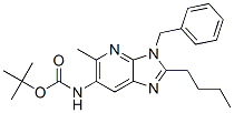 Carbamic acid, [2-butyl-5-methyl-3-(phenylmethyl)-3H-imidazo[4,5-b]pyridin-6-yl]-, 1,1-dimethylethyl ester (9CI) CAS#: 601503-00-8