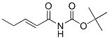 Carbamic acid, [(2E)-1-oxo-2-pentenyl]-, 1,1-dimethylethyl ester (9CI) CAS#: 682812-15-3