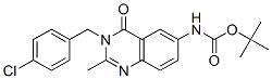 Carbamic acid, [3-[(4-chlorophenyl)methyl]-3,4-dihydro-2-methyl-4-oxo-6-quinazolinyl]-, 1,1-dimethylethyl ester (9CI) CAS#: 603119-81-9