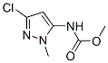 Carbamic  acid,  (3-chloro-1-methyl-1H-pyrazol-5-yl)-,  methyl  ester  (9CI) CAS#: 695184-12-4