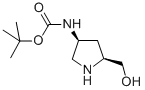 Carbamic acid, [(3S,5S)-5-(hydroxymethyl)-3-pyrrolidinyl]-, 1,1-dimethylethyl CAS#: 663948-85-4