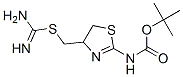 Carbamic  acid,  [4-[[(aminoiminomethyl)thio]methyl]-4,5-dihydro-2-thiazolyl]-,  1,1-dimethylethyl  ester  (9CI) CAS#: 179116-02-0
