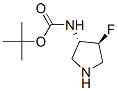 Carbamic acid, (4-fluoro-3-pyrrolidinyl)-, 1,1-dimethylethyl ester, trans- (9CI) CAS#: 186201-09-2