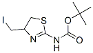 Carbamic  acid,  [4,5-dihydro-4-(iodomethyl)-2-thiazolyl]-,  1,1-dimethylethyl  ester  (9CI) CAS#: 179116-01-9