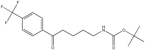 Carbamic acid, [5-oxo-5-[4-(trifluoromethyl)phenyl]pentyl]-, 1,1-dimethylethyl ester CAS#: 616226-82-5