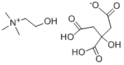 Choline dihydrogencitrate salt CAS#: 77-91-8