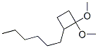 Cyclobutane, 2-hexyl-1,1-dimethoxy- (9CI) CAS#: 624733-45-5