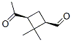 Cyclobutanecarboxaldehyde, 3-acetyl-2,2-dimethyl-, (1R,3S)- (9CI) CAS#: 177316-72-2