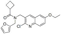 Cyclobutanecarboxamide, N-[(2-chloro-6-ethoxy-3-quinolinyl)methyl]-N-(2-furanylmethyl)- (9CI) CAS#: 606103-90-6
