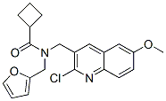 Cyclobutanecarboxamide, N-[(2-chloro-6-methoxy-3-quinolinyl)methyl]-N-(2-furanylmethyl)- (9CI) CAS#: 606102-99-2