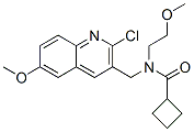Cyclobutanecarboxamide, N-[(2-chloro-6-methoxy-3-quinolinyl)methyl]-N-(2-methoxyethyl)- (9CI) CAS#: 606103-23-5