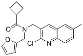 Cyclobutanecarboxamide, N-[(2-chloro-6-methyl-3-quinolinyl)methyl]-N-(2-furanylmethyl)- (9CI) CAS#: 604781-21-7