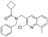 Cyclobutanecarboxamide, N-[(2-chloro-8-methyl-3-quinolinyl)methyl]-N-(phenylmethyl)- (9CI) CAS#: 606095-28-7