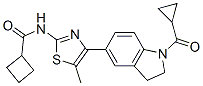 Cyclobutanecarboxamide, N-[4-[1-(cyclopropylcarbonyl)-2,3-dihydro-1H-indol-5-yl]-5-methyl-2-thiazolyl]- (9CI) CAS#: 606122-04-7