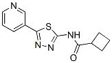 Cyclobutanecarboxamide, N-[5-(3-pyridinyl)-1,3,4-thiadiazol-2-yl]- (9CI) CAS#: 603073-26-3