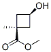Cyclobutanecarboxylic acid, 3-hydroxy-1-methyl-, methyl ester, cis- (9CI) CAS#: 626238-08-2