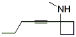 Cyclobutylamine, N-methyl-1-(1-pentynyl)- (7CI,8CI) CAS#: 6048-03-9