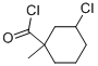Cyclohexanecarbonyl chloride, 3-chloro-1-methyl- (9CI) CAS#: 70586-23-1